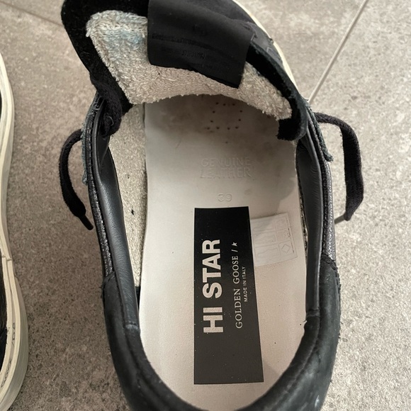 Golden Goose Size 39 black unisex sneakers - Picture 7 of 15